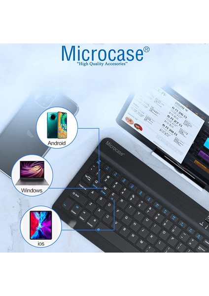 Tablet ve Telefonlar Için Bluetooth Klavye ve Mouse Set - AL3476