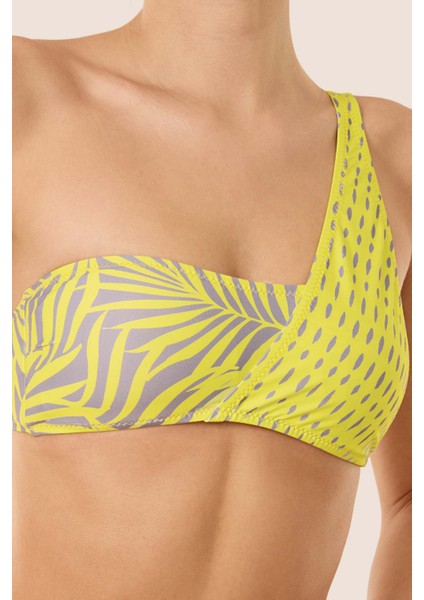 3530 Sarı Tek Omuz Bikini Takımı fırsatları