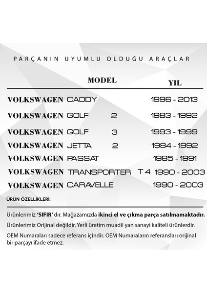 Vw Caddy,jetta,golf,passat,t4,caravelle Için Pedal Lastiği