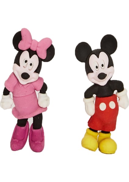 Disney Mickey Mouse ve Minnie Mouse 2'li 3D Silgi