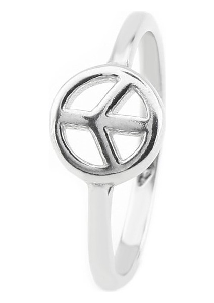 Gümüş Eklem Yüzüğü Barış Sembolü