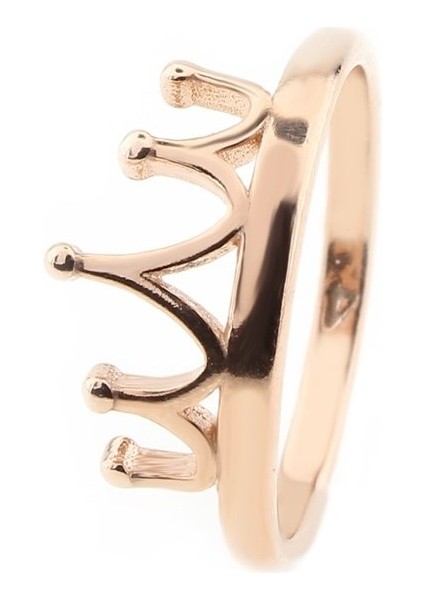 Gümüş Eklem Yüzüğü Kral Sembol