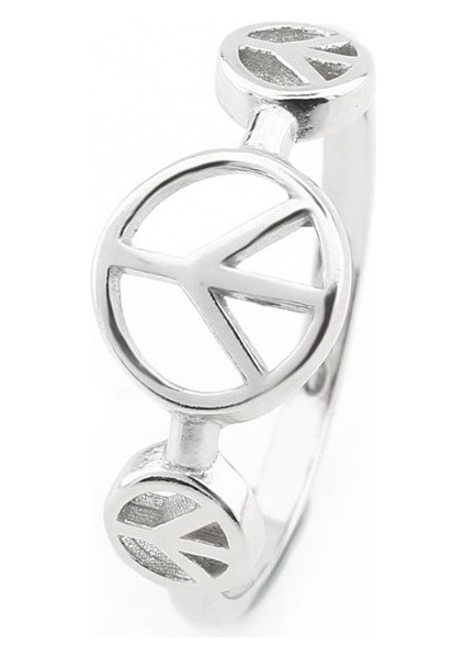 Gümüş Eklem Yüzüğü Barış Sembolü