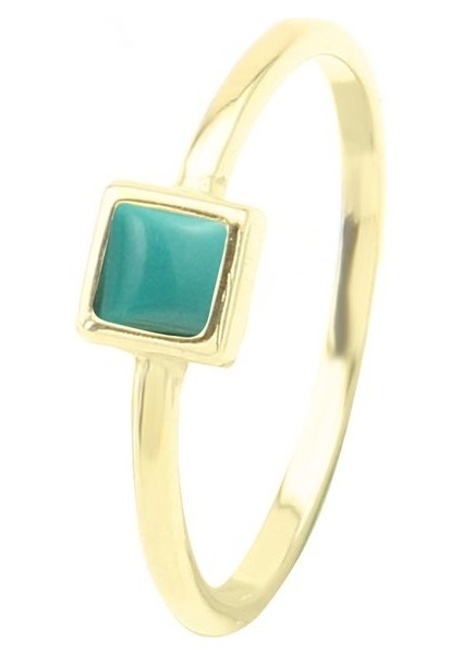 Gümüş Eklem Yüzüğü Doğal Taşlı