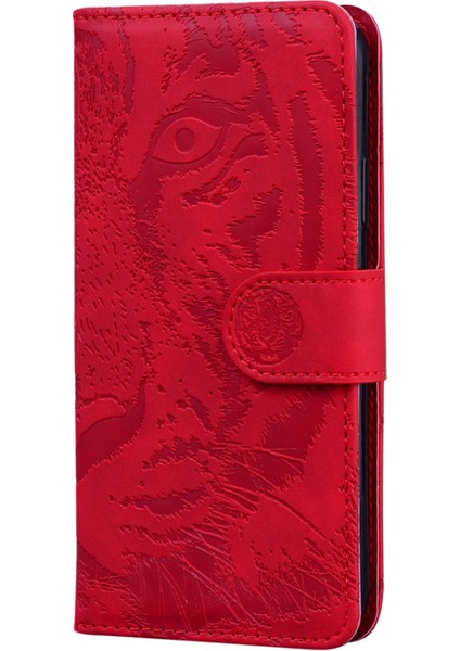 Yue Store Sony Xperia Ace Iıı Red Için Kaplan Deri Kılıf (Yurt Dışından)