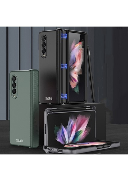 Samsung Galaxy Z Fold3 5g Gri Için Gkk Manyetik Menteşeli Flip Kasası (Yurt Dışından)