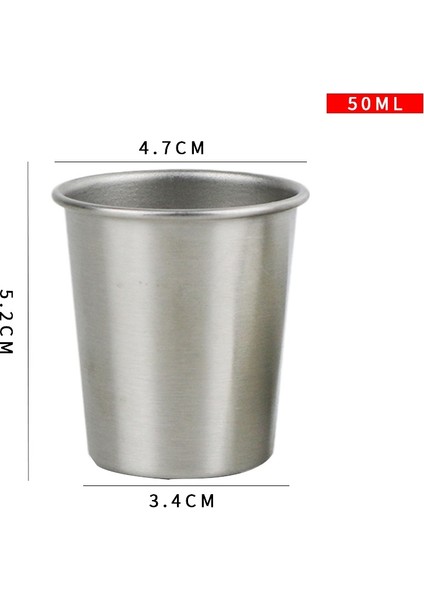 5 Adet 304 Paslanmaz Çik Bira Kupa, Kapasite: 50ML (Yurt Dışından) fiyatları