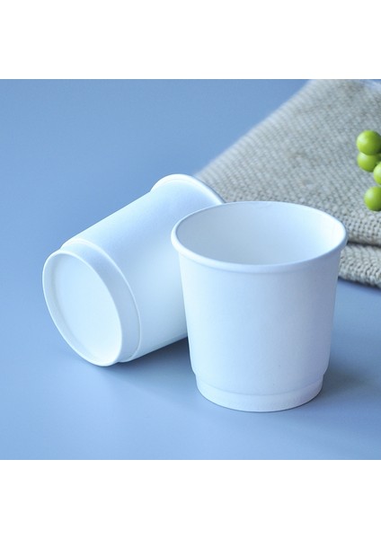 100 Pcs 4oz Saf Beyaz Anti-Ölçekli Kağıt Bardağı (Yurt Dışından)