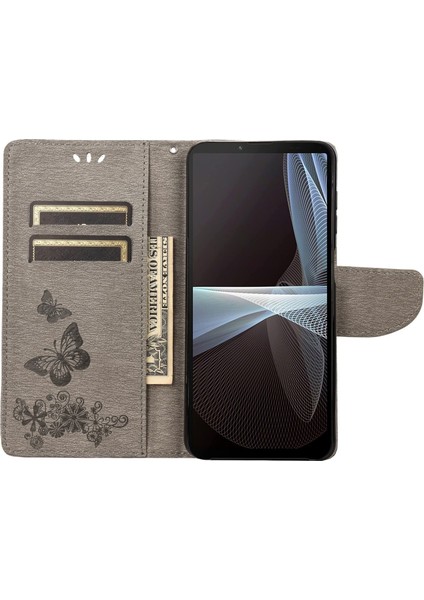 Sony Xperia 10 Iv Gray Için Kabartmalı Pu Kılıf (Yurt Dışından) fırsatları
