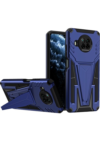 Xiaomi Redmi Için Zırh Pc+Tpu Kılıfı Note 9 Pro 5g Lacivert (Yurt Dışından)