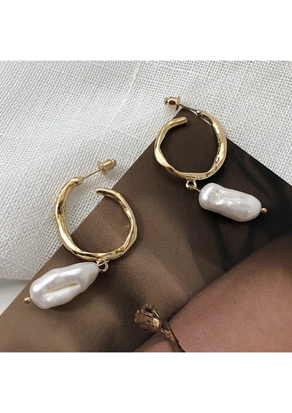 Tatlısu Inci Hoop Küper (Gold) (Yurt Dışından) fiyatları