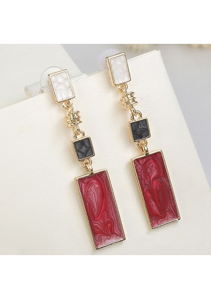 Houndstooth Renk Kontrast Geometrik Uzun Küper (Yurt Dışından) modelleri