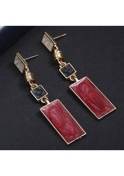 Houndstooth Renk Kontrast Geometrik Uzun Küper (Yurt Dışından) fırsatları