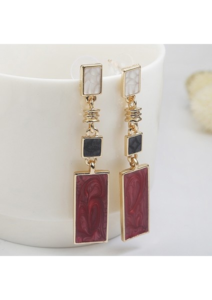 Houndstooth Renk Kontrast Geometrik Uzun Küper (Yurt Dışından) indirimleri