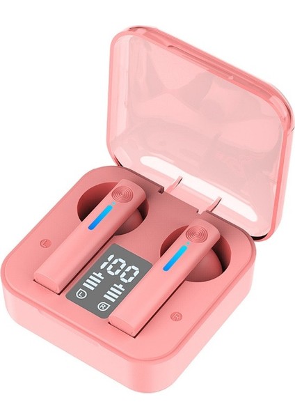 T13 Tws Dijital Ekran Kablosu Bluetooth Kulaklıklar Pembe (Yurt Dışından)