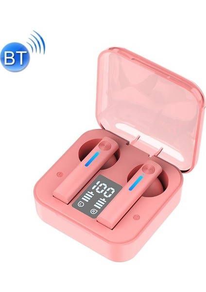 T13 Tws Dijital Ekran Kablosu Bluetooth Kulaklıklar Pembe (Yurt Dışından)