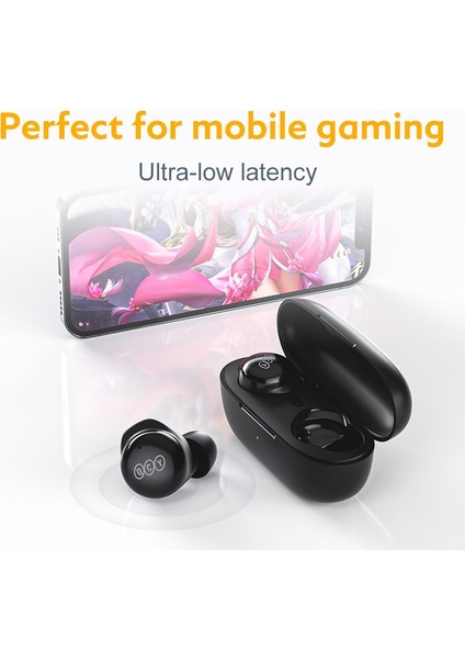 Youpin Qcy T17 Bluetooth 5.1 Enc Kulaklıklar Siyah (Yurt Dışından)
