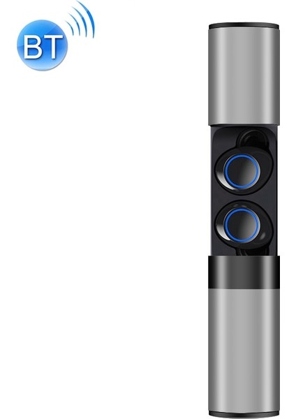 Çekmece Tip S2 Kulak-In Tws Bluetooth V5.0 Wiress Kulaklıklar Gri (Yurt Dışından)