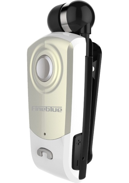 F960 Csr4.1 Geri Çekilebilir Lavalier Bluetooth Kulaklık Altın (Yurt Dışından)