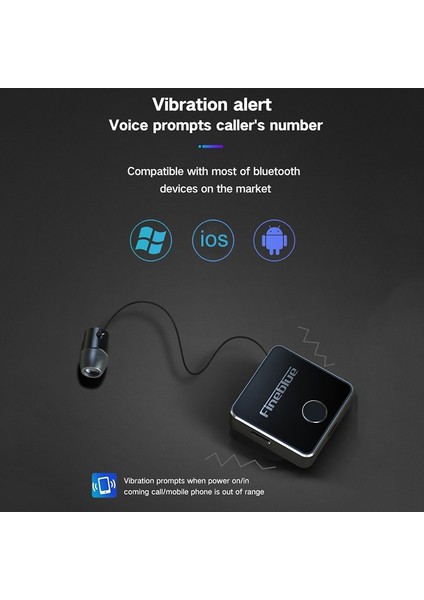 F1 Lavalier Bluetooth Kulaklık Siyah (Yurt Dışından)