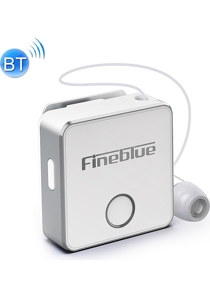 F1 Lavalier Bluetooth Kulaklık Beyaz (Yurt Dışından)