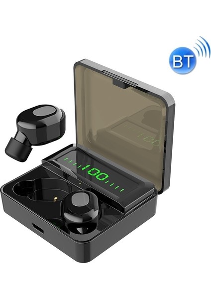 T12 Tws Kulak Içi Bluetooth Kulaklık Siyahı (Yurt Dışından)