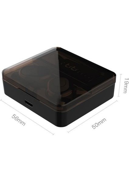 T12 Tws Kulak Içi Bluetooth Kulaklık Siyahı (Yurt Dışından)