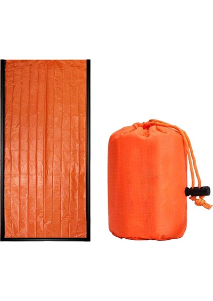 Termal Battaniye Piknik Rüzgar Geçirmez Hayatta Kalma Çuval Acil Uyku Tulumu Turuncu (Yurt Dışından) modelleri