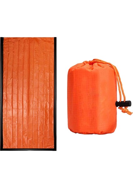 Termal Battaniye Piknik Rüzgar Geçirmez Hayatta Kalma Çuval Acil Uyku Tulumu Turuncu (Yurt Dışından) fırsatları