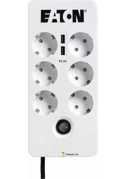PB6UD Protection Box 6 USB Dın Priz