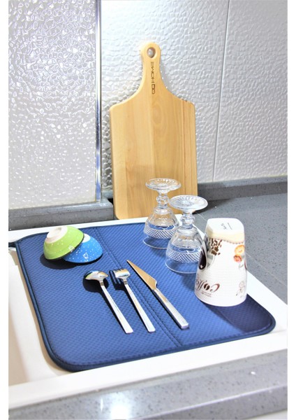 Tezgah Üstü Kurulama Kurutma Örtüsü Bulasik Kurutma Matı 34x44 Ebat Bulaşıkmatı-002 indirimleri