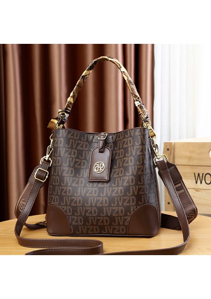 Kadın Taşınabilir Kova Çanta Tek Omuz Çapraz Çantası (Yurt Dışından)