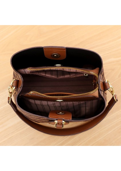 Kadın Taşınabilir Kova Çanta Tek Omuz Çapraz Çantası (Yurt Dışından) modelleri