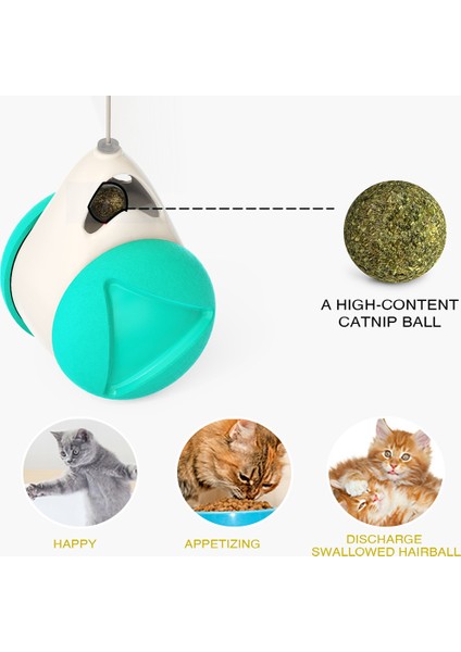 Interaktif Kedi Top Oyuncakları Tüyler Tumbler Cat Hareketli Oyuncaklar Komik Egzersiz Yavru Teaser Toys Iç Mekan Kedileri Için (Yurt Dışından) indirimleri