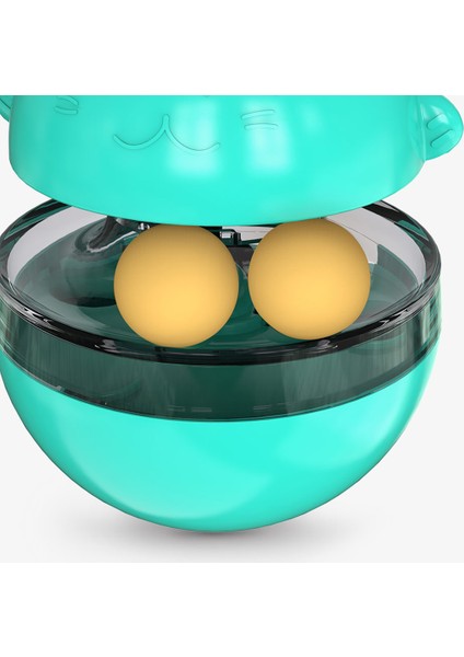 Etkileşimli Kedi Topu Oyuncaklar Ayarlanabilir Gıda Dağıtım Kedi Oyuncak Komik Egzersiz Kedi Tumbler Teaser Oyuncaklar (Yurt Dışından)