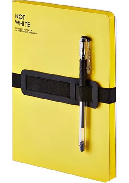 Not White Sarı - Çizgisiz Defter