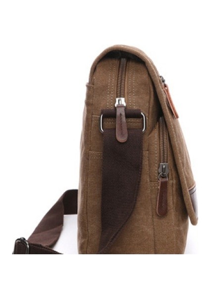 Retro Kanvas Çanta Crossbody Omuz Çantası (Yurt Dışından)