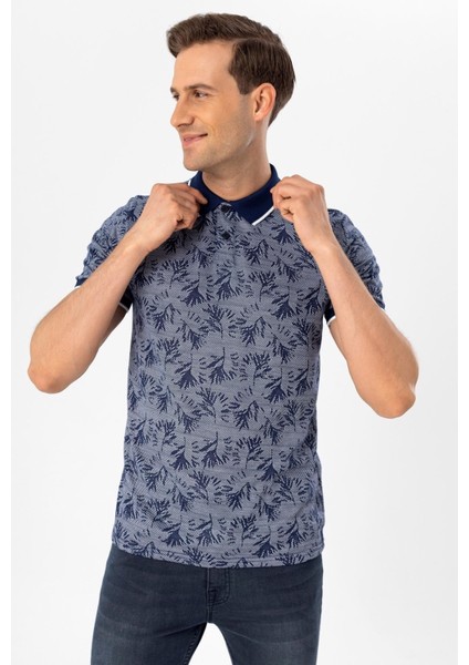 Polo Yaka Slim Kalıp Armürlü Tişört fiyatları