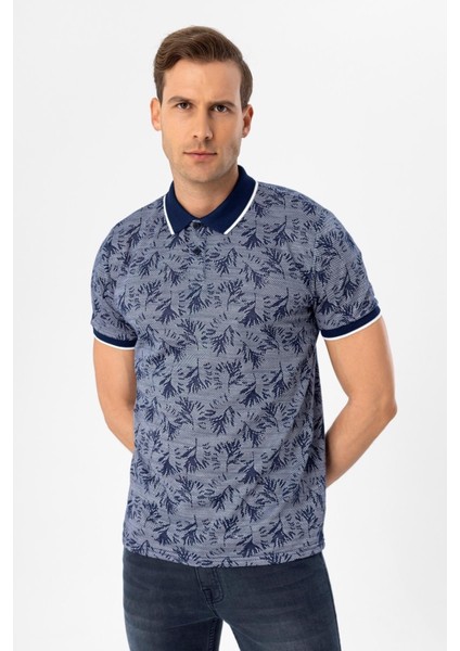 Polo Yaka Slim Kalıp Armürlü Tişört indirimleri