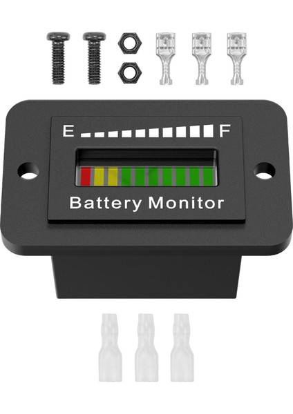 LED Pil Kapasite Göstergesi 12V 24V 36V 48V 60V 72V Pil Gösterge Kurşun (Yurt Dışından) fiyatları