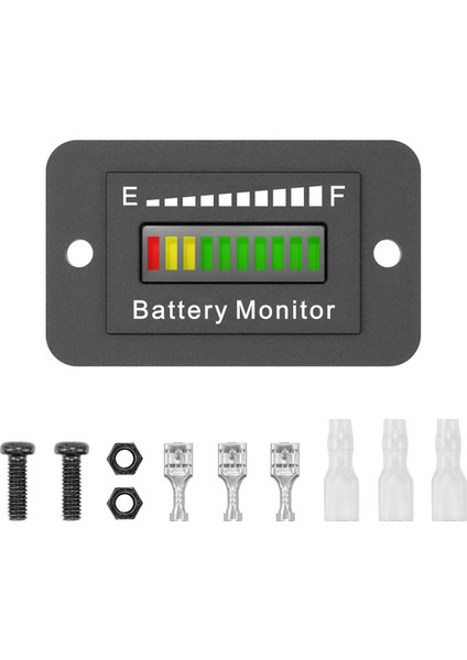 LED Pil Kapasite Göstergesi 12V 24V 36V 48V 60V 72V Pil Gösterge Kurşun (Yurt Dışından) modelleri