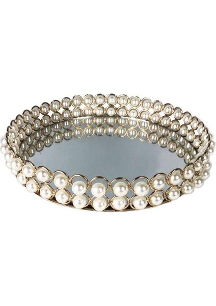 Dekorasyon Aureat Için Vanity Table Centerpiece Tepsisi Için Aynalı Tepsi 30 cm (Yurt Dışından)