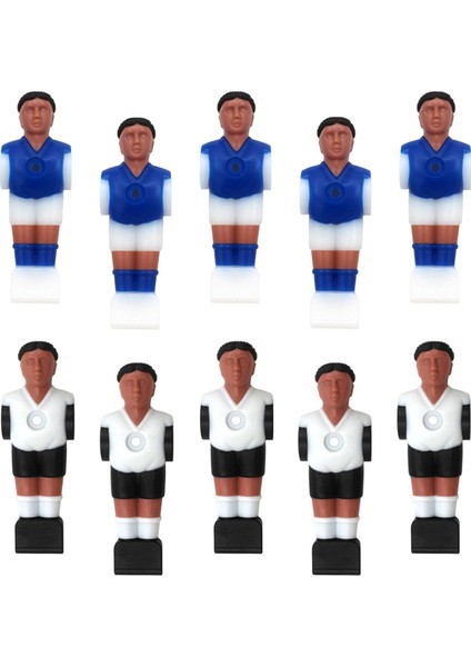 10X Foosball Erkekler Futbol Oyuncuları Oyuncaklar Masa Futbolu Erkek Oyuncu Oyuncakları (Yurt Dışından)