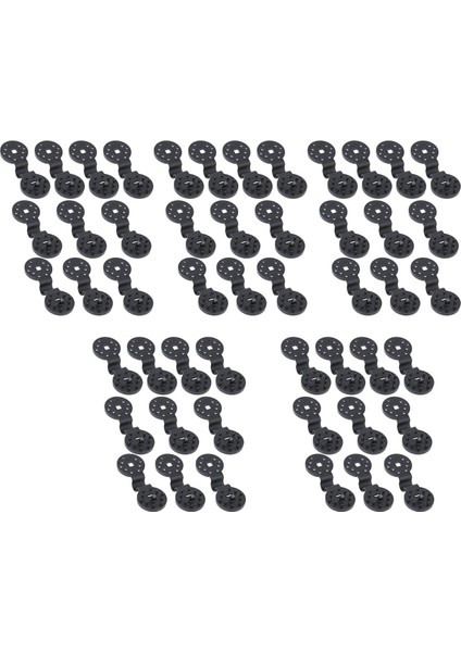 Güneşlik Klipsleri Tente Kelepçesi Aksesuarları Araçlar Rüzgar Geçirmez Gölge 50 Pcs Için Net Klipler (Yurt Dışından)