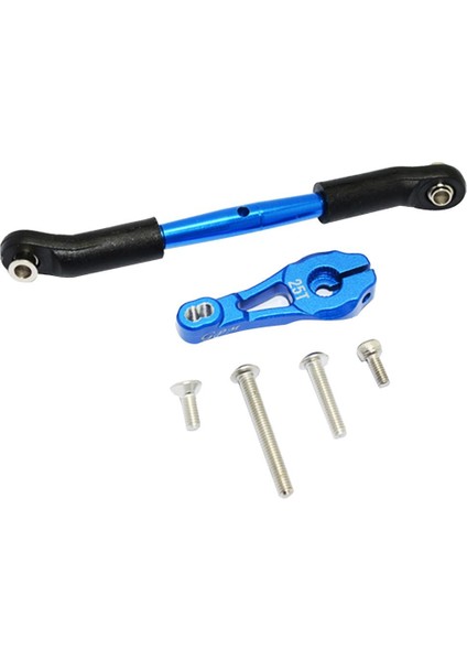 Servo Direksiyon Yarışı -4 Servo Alüminyum 416025 Mavi (Yurt Dışından)