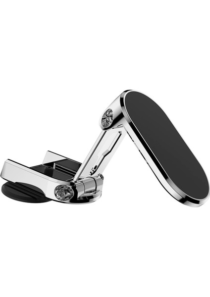 Manyetik Araba Telefon Tutucu Akıllı Telefonlar Stand Katlanabilir Dönen Argent (Yurt Dışından) modelleri