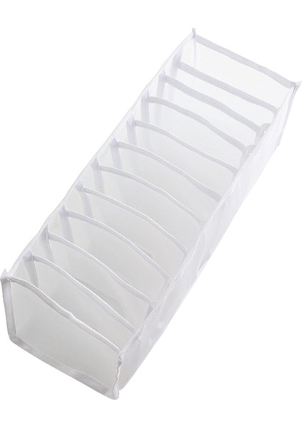 Beyaz 11 Izgaraları Düzenleyen Iç Çamaşırı Eşarpları Için Katlanabilir Iç Çamaşırı Depolama Bölücü Kutuları (Yurt Dışından) fırsatları