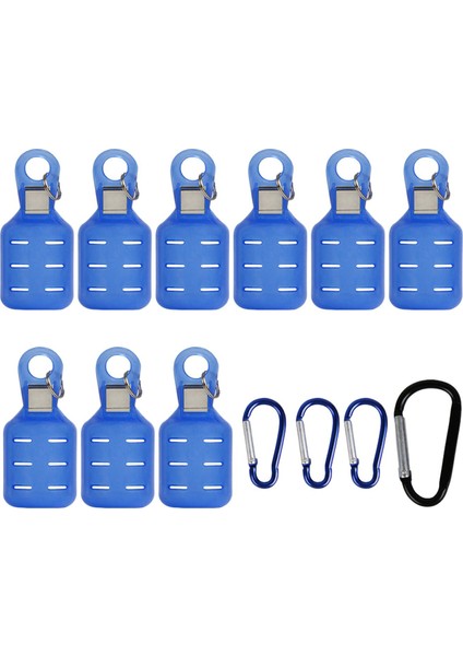 9 Adet Balık Tutma Kalamar Kancaları 4 Karabinalı Şemsiye Kancası Kapak L Kapak L (Yurt Dışından)