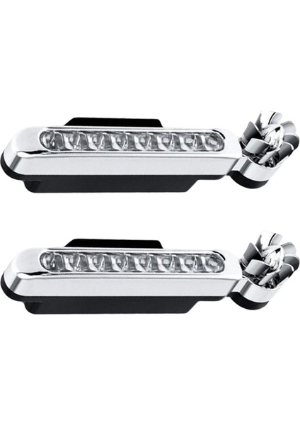 2pcs Araba Işığı Otomobil Gündüz Günü Bisiklet Otomatik Beyaz Için Far (Yurt Dışından) fiyatları