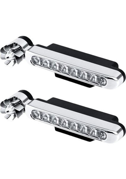 2pcs Araba Işığı Otomobil Gündüz Günü Bisiklet Otomatik Beyaz Için Far (Yurt Dışından) fırsatları